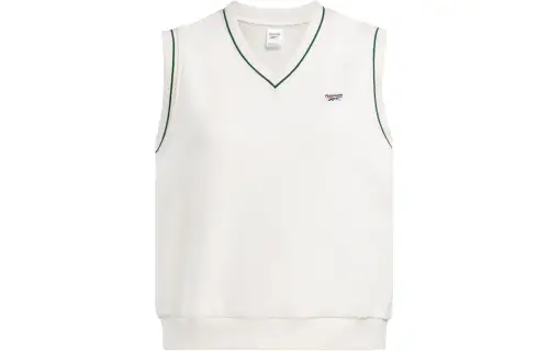 Reebok Tank Tops Women's White V Neck Moderate Other