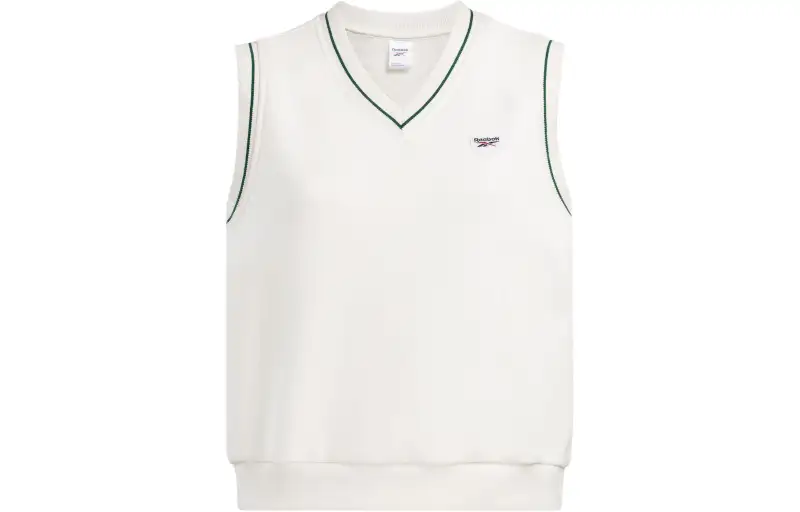Reebok Tank Tops Women's White V Neck Moderate Other