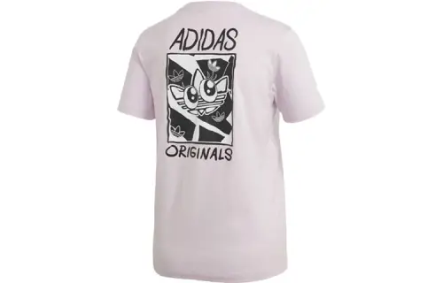 Adidas Originals Set in Sleeve T Shirt Women's Pink