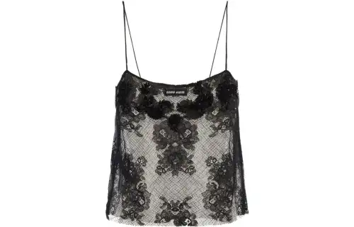 MIU MIU SS23 Tank Top Women's Black