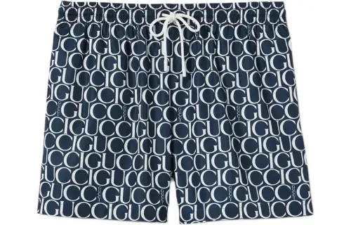 GUCCI Maxi Gg Printed Swim Shorts