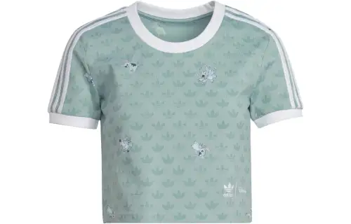 Adidas Originals x Disney Stitch T Shirt Women's Light Green
