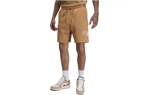 Jordan Brooklyn Fleece Casual Shorts Men's Khaki