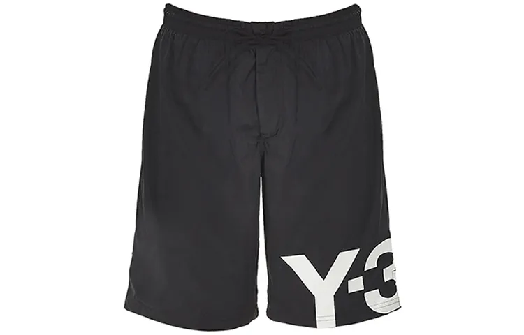 Y 3 Sports Shorts Men's Black Moderate