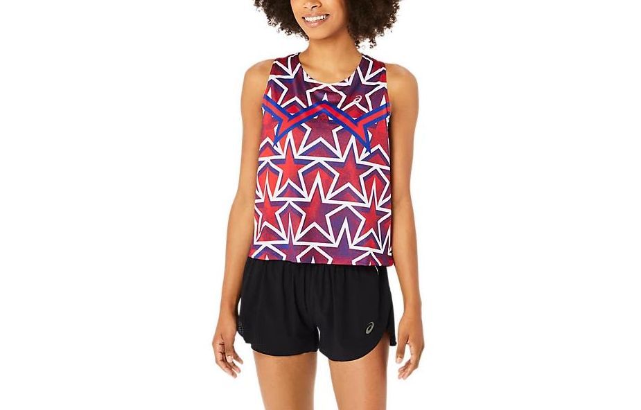 Asics Nations Run Tank Top Women's Purple