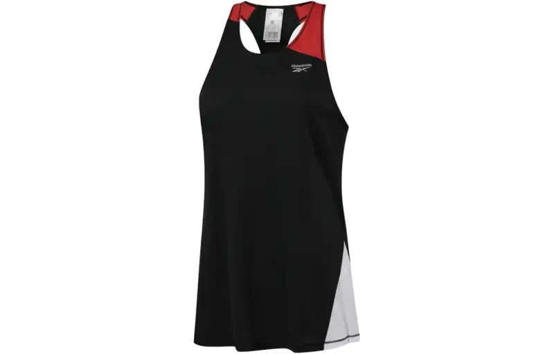 Reebok Tank Tops Women's Black Crew Neck Moderate Other
