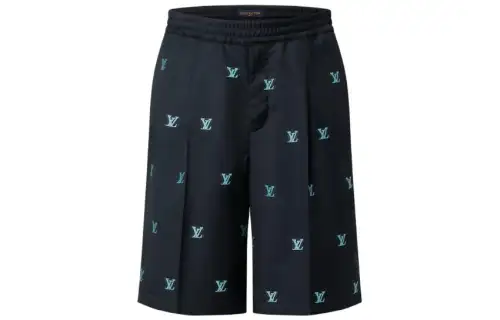 LOUIS VUITTON Casual Shorts Men's Black Moderate