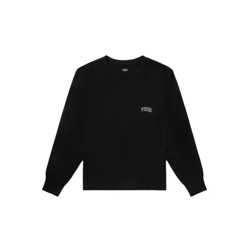 Vans TEE LS Drop Shoulder Sleeve T Shirt Women's Black