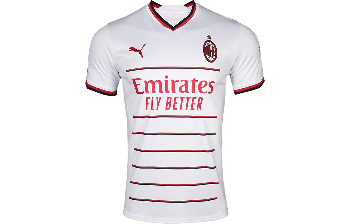 PUMA AC Milan Soccer Jerseys Men's White Moderate