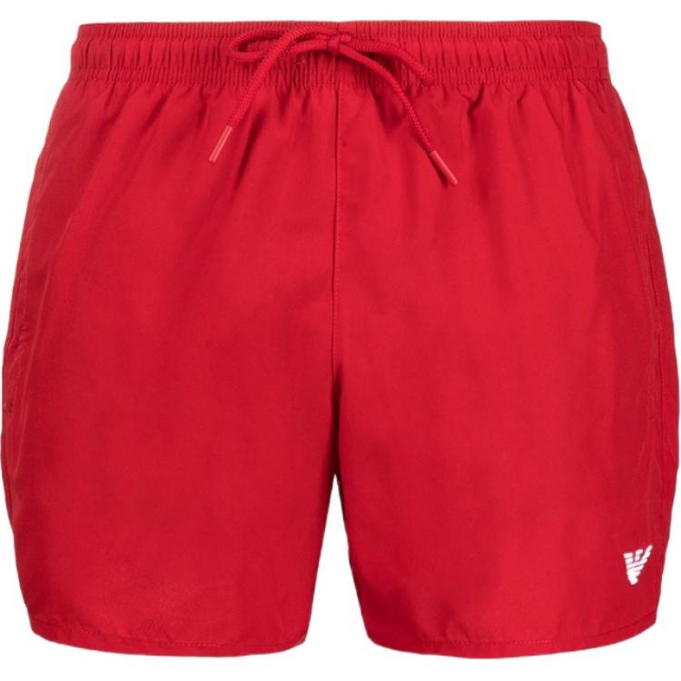 EMPORIO ARMANI Beach Shorts Men's Red