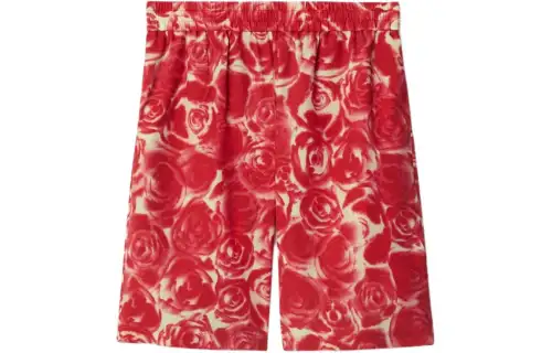 Burberry Rose Shorts Casual Shorts Men's Red