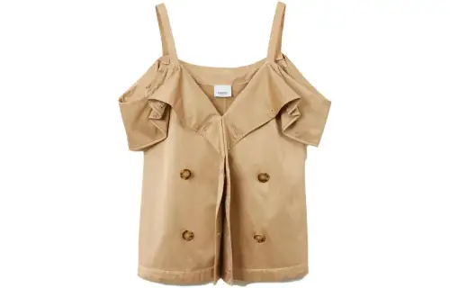 Burberry Cold shoulder Design Blouse