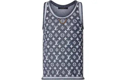 LOUIS VUITTON Monogram Jacquard Tank Top