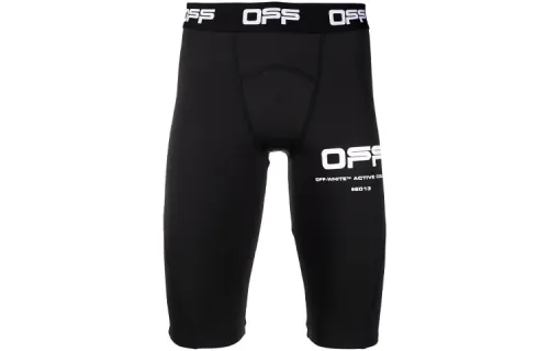 OFF WHITE SS21 Sports Shorts Men's Black Moderate