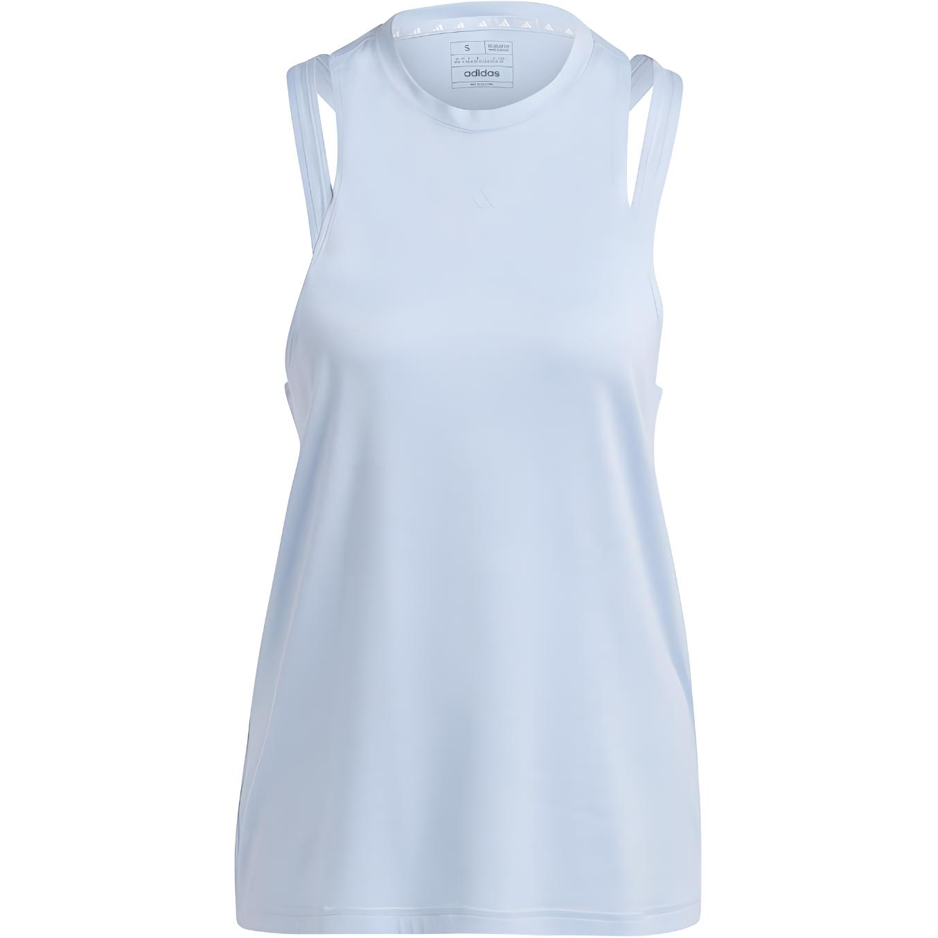 Adidas Essential Tank Tops Women's Daybreak Blue Straight Fit