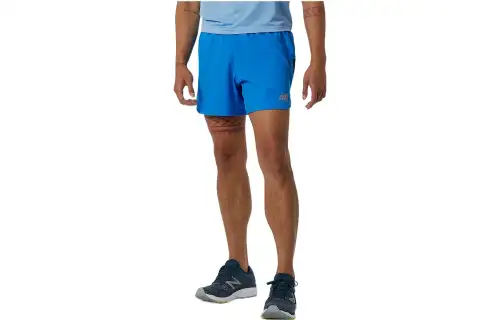 New Balance Impact Run 5 Inch Sports Shorts Men's Blue Thin