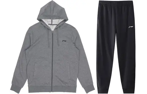 Li Ning Sweatshirt Sets Men's Hooded Moderate