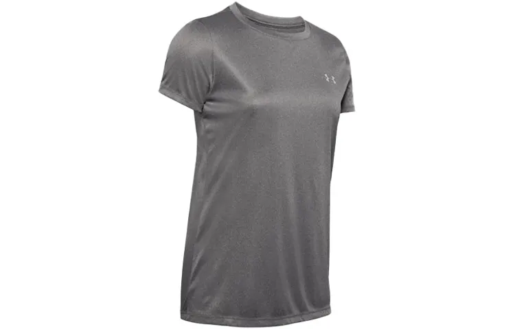Under Armour Set in Sleeve T Shirt Women's Carbon Gray