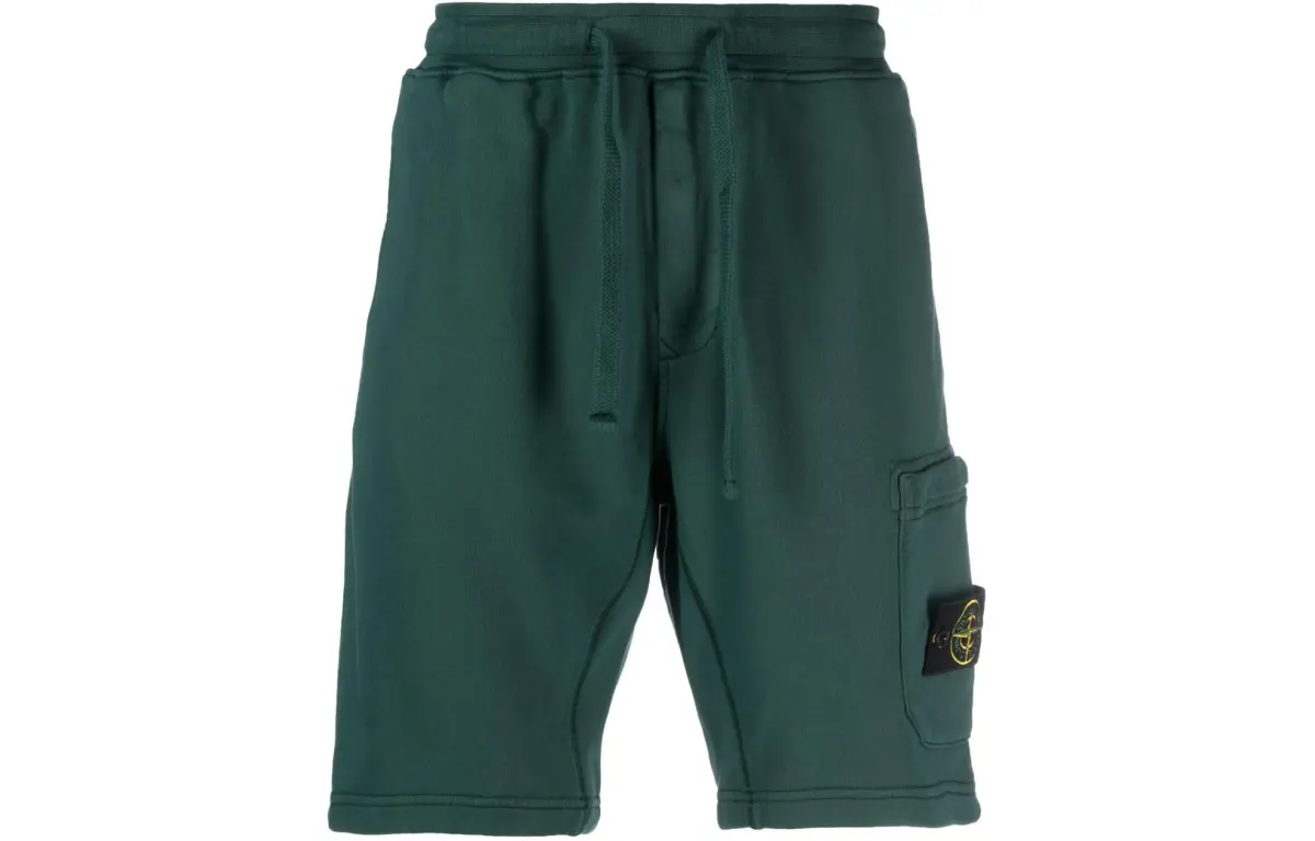 STONE ISLAND Casual Shorts Men's Green
