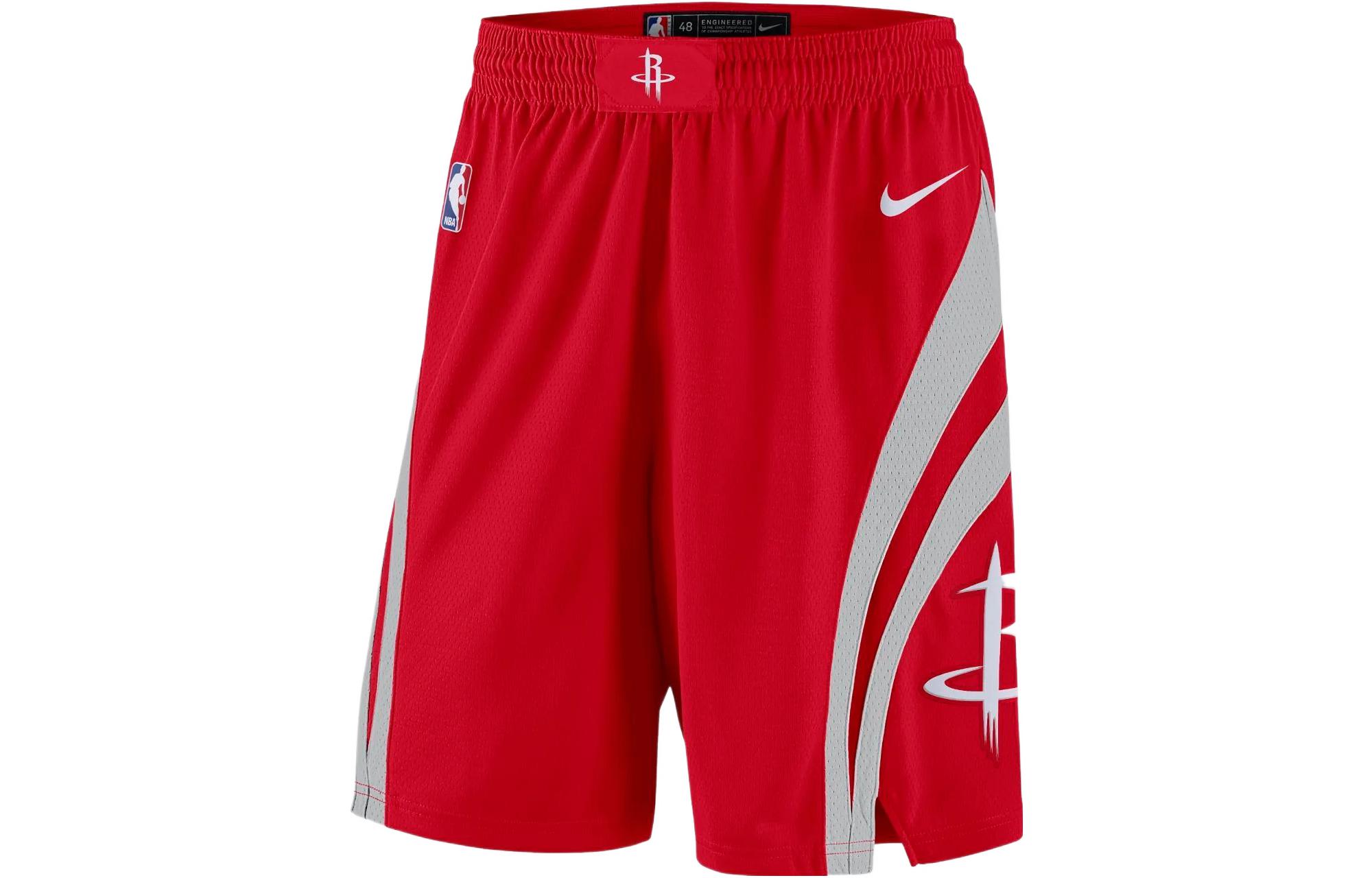 Nike Basketball Shorts Men’s Red Moderate Straight Fit Pants