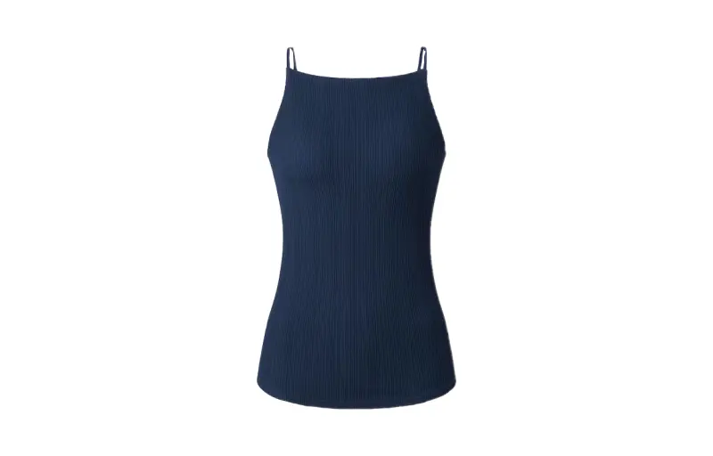 UNIQLO X MAME KUROGOUCHI UNIQLO X Mame Kurogouchi Tank Tops Women's Dark Blue Moderate Straight Fit
