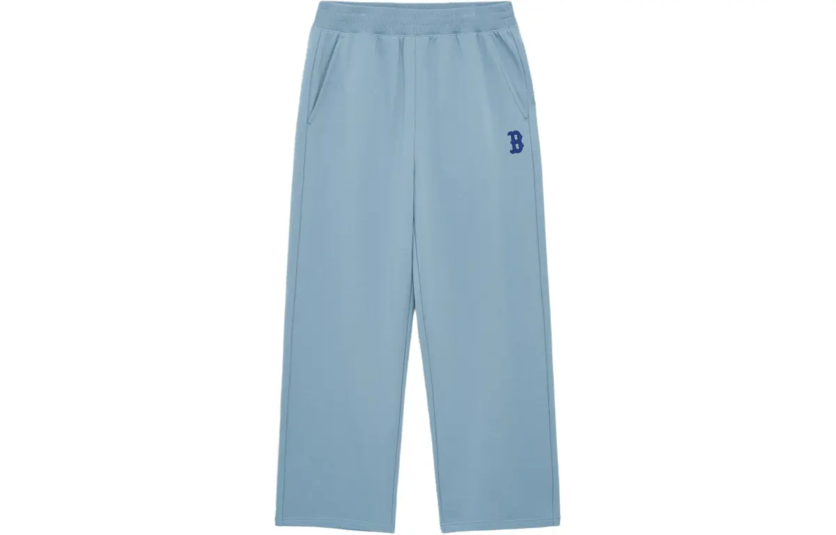 MLB Boston Red Sox Casual Pants Unisex Blue Moderate Straight Fit Pants