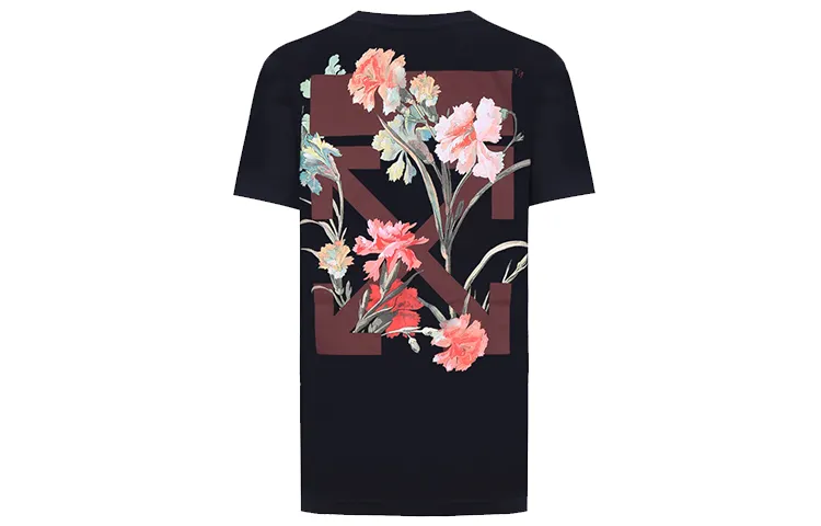 OFF WHITE FW19 T Shirts Women's Crew Neck Moderate Straight Fit