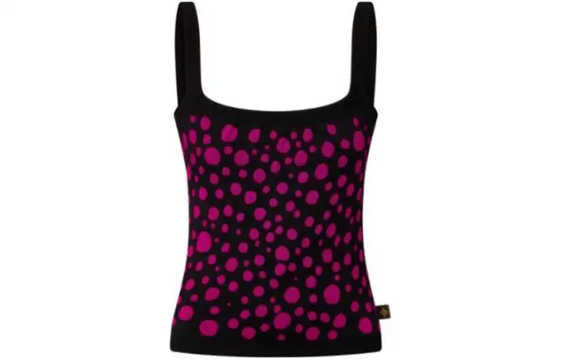 LOUIS VUITTON Tank Top Women's Black Pink