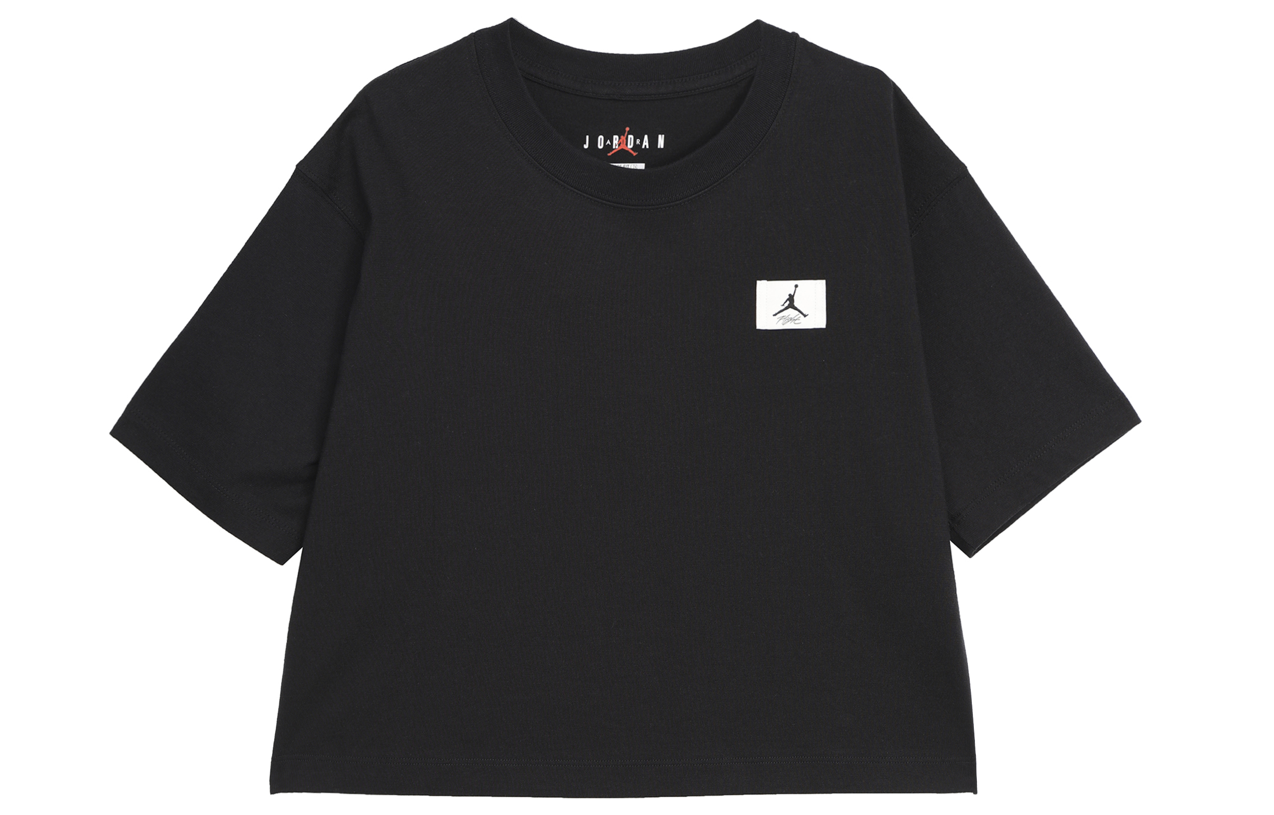 Женская футболка Jordan Essentials Boxy (черная)