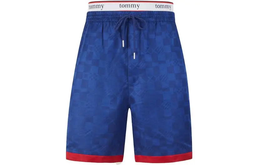 Tommy Hilfiger Casual Shorts Men's Sea Blue Moderate