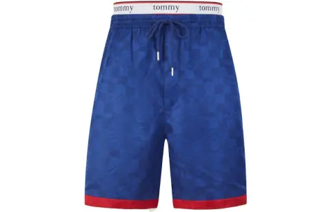 Tommy Hilfiger Casual Shorts Men's Sea Blue Moderate