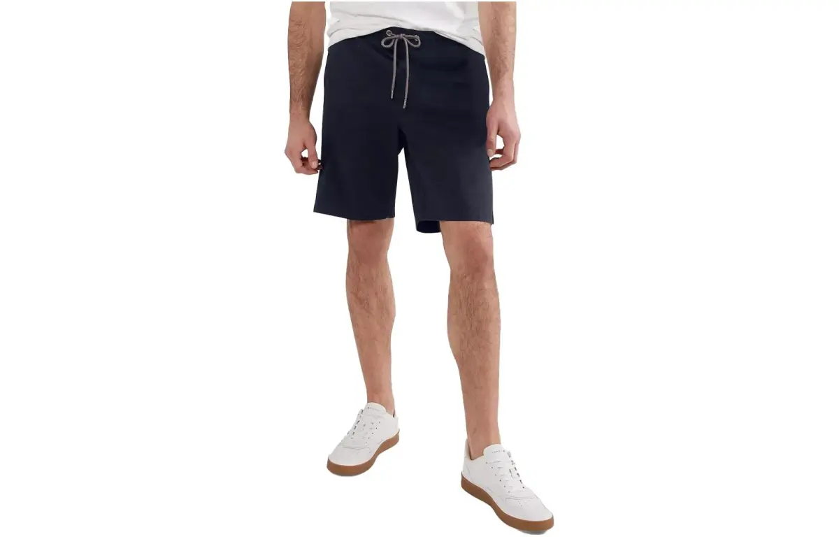 Tommy Hilfiger Solid Twill 9' Short Pants & Shorts Desert Sky Casual Shorts Men's Black