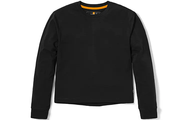 Timberland T Shirts Women's Black Crew Neck Moderate