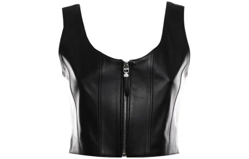 Christian DIOR Zipped Leather Vest