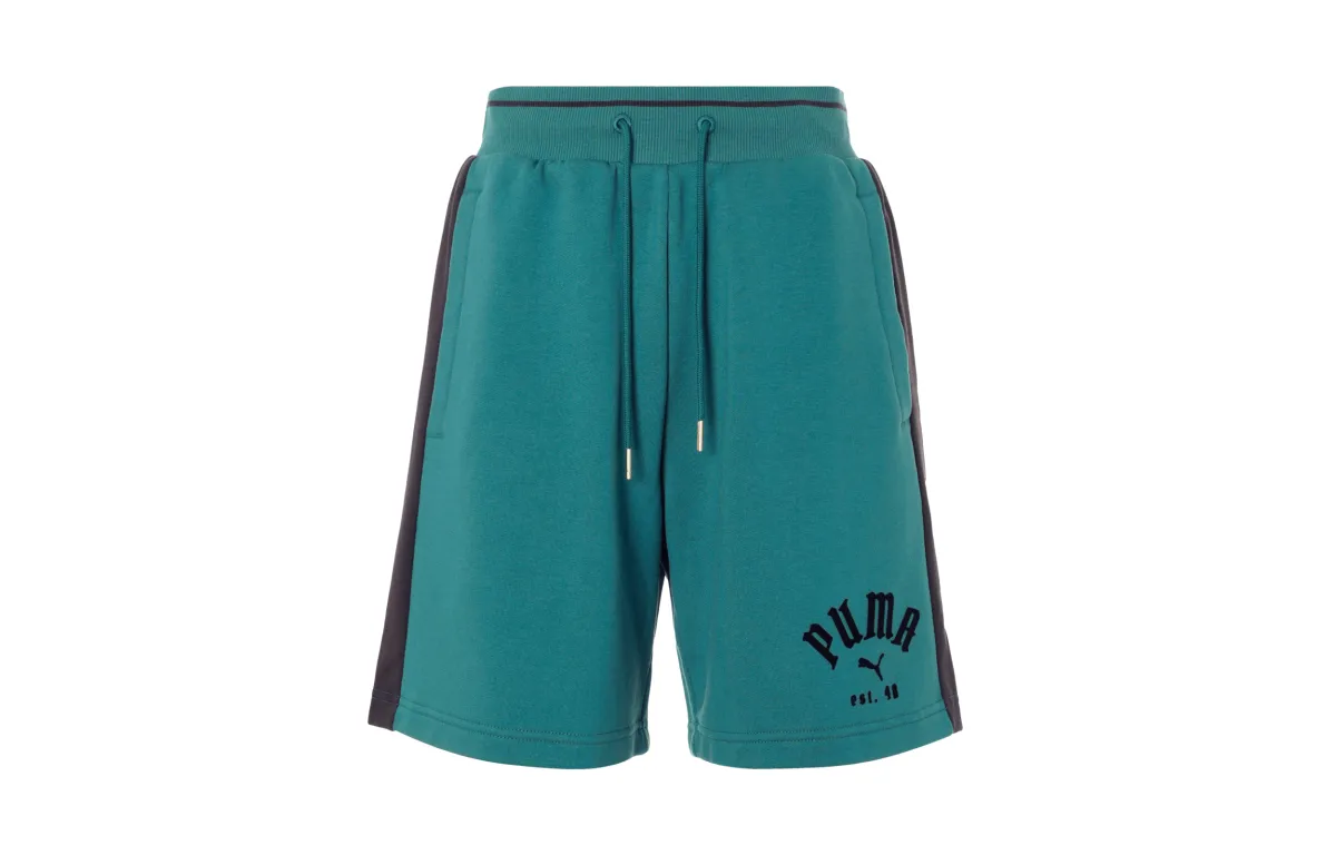 PUMA Casual Shorts Men's Green Moderate