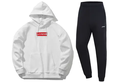 Li Ning Sweatshirt Sets Men's Hooded Moderate