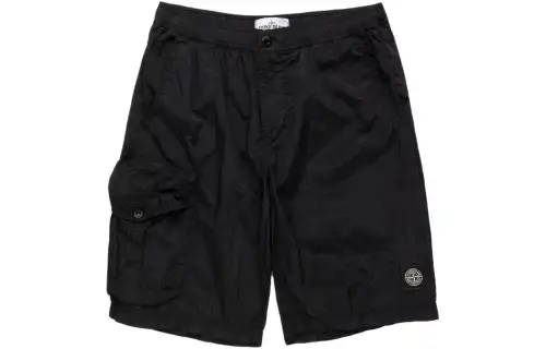 STONE ISLAND Casual Shorts Men's Black