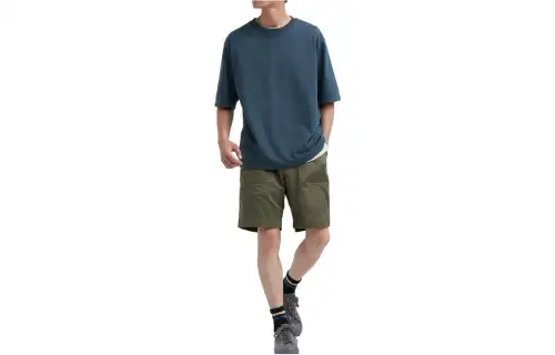 UNIQLO Casual Shorts Men's Olive Moderate