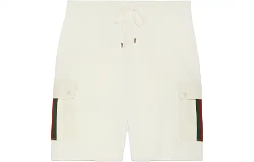 GUCCI Casual Shorts Men's Ecru Moderate