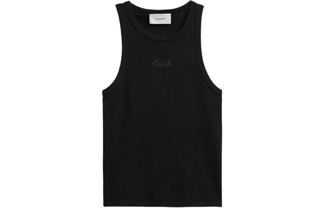 COACH SS24 Tank Top Women's Black