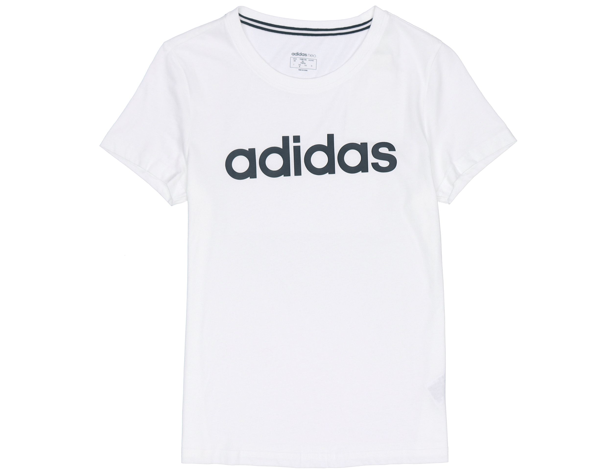 Женская футболка adidas neo W Esntl Lg T 1 T (белый) — фото 1