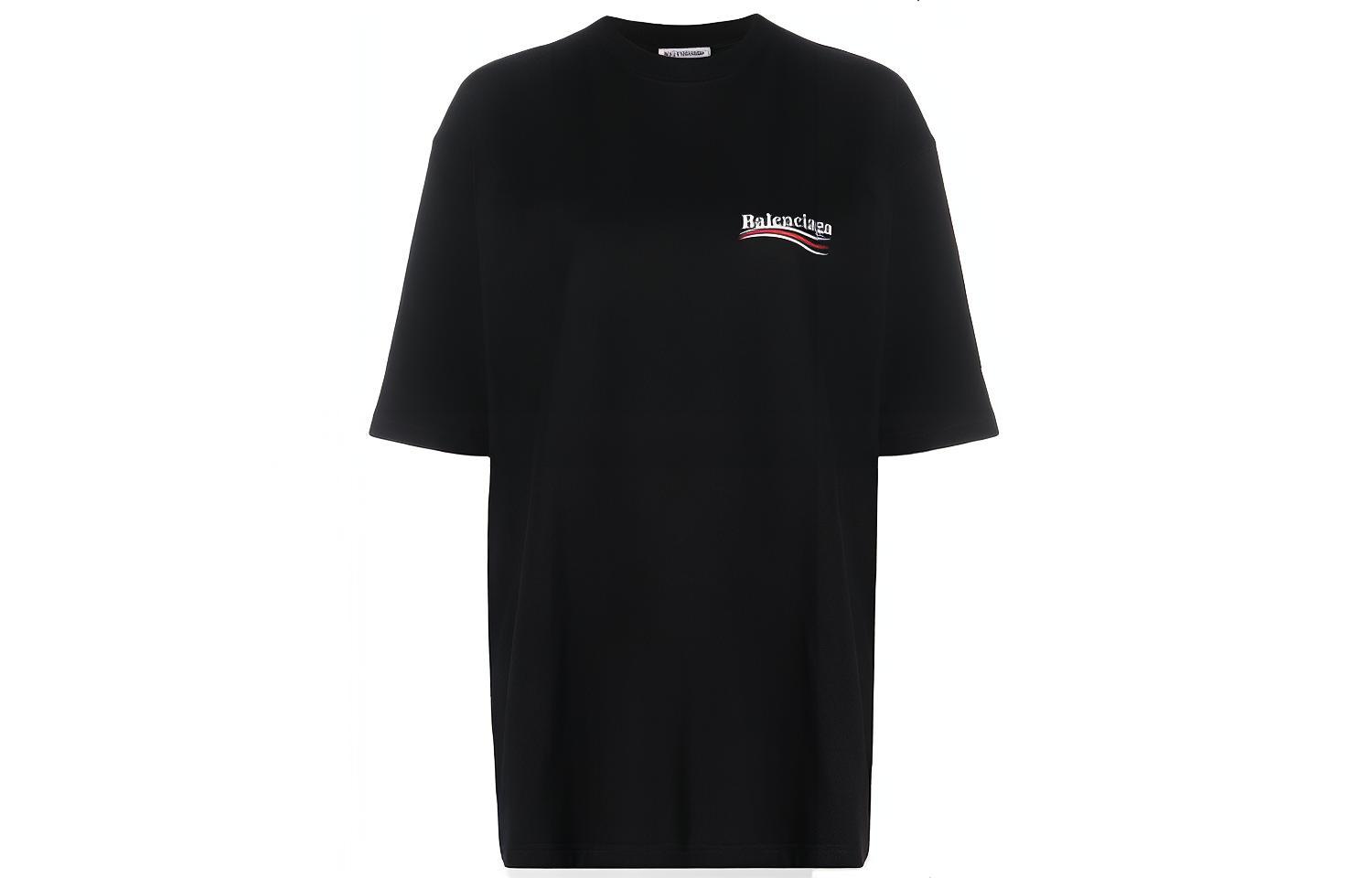 Женская футболка Balenciaga Balenciaga Political Campaign T (черная)