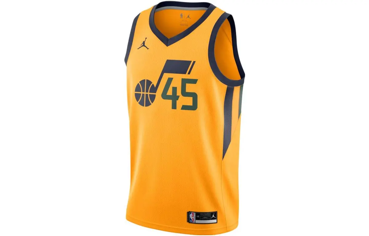 Nike Basketball Jersey Men's Yellow