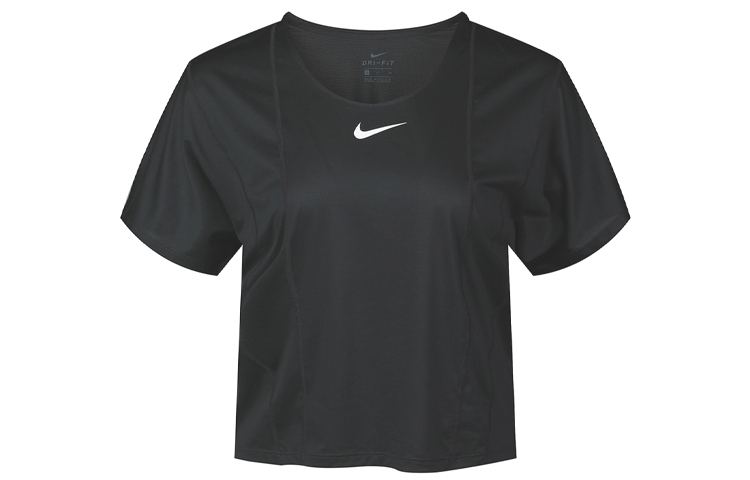Женская футболка Nike ICON CLASH CITY SLEEK T (черная)