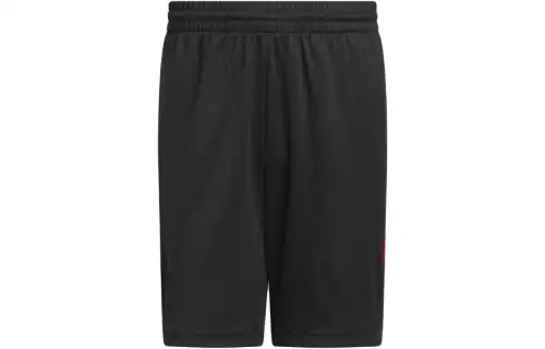 Adidas Basketball Shorts Men's Black Moderate Straight Fit Pants