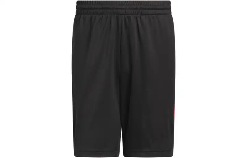 Adidas Basketball Shorts Men's Black Moderate Straight Fit Pants