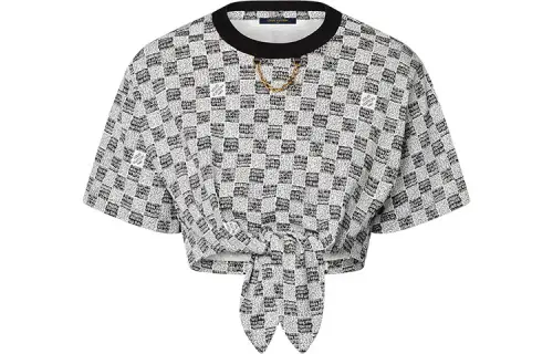 LOUIS VUITTON Crop Top Women's Black