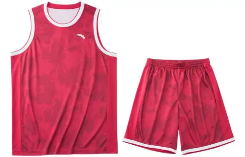 Basketball red set, with your logo imprint, men's style