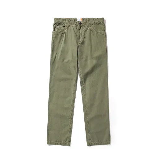 Timberland Casual Pants Men's Kassel Green Moderate Straight Fit Pants