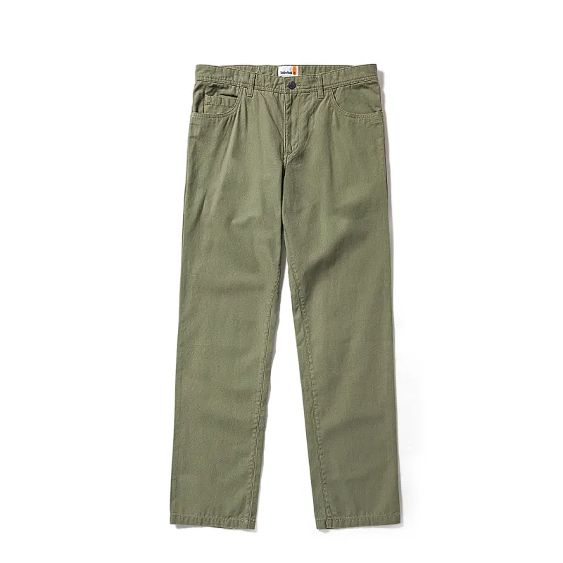 Timberland Casual Pants Men's Kassel Green Moderate Straight Fit Pants